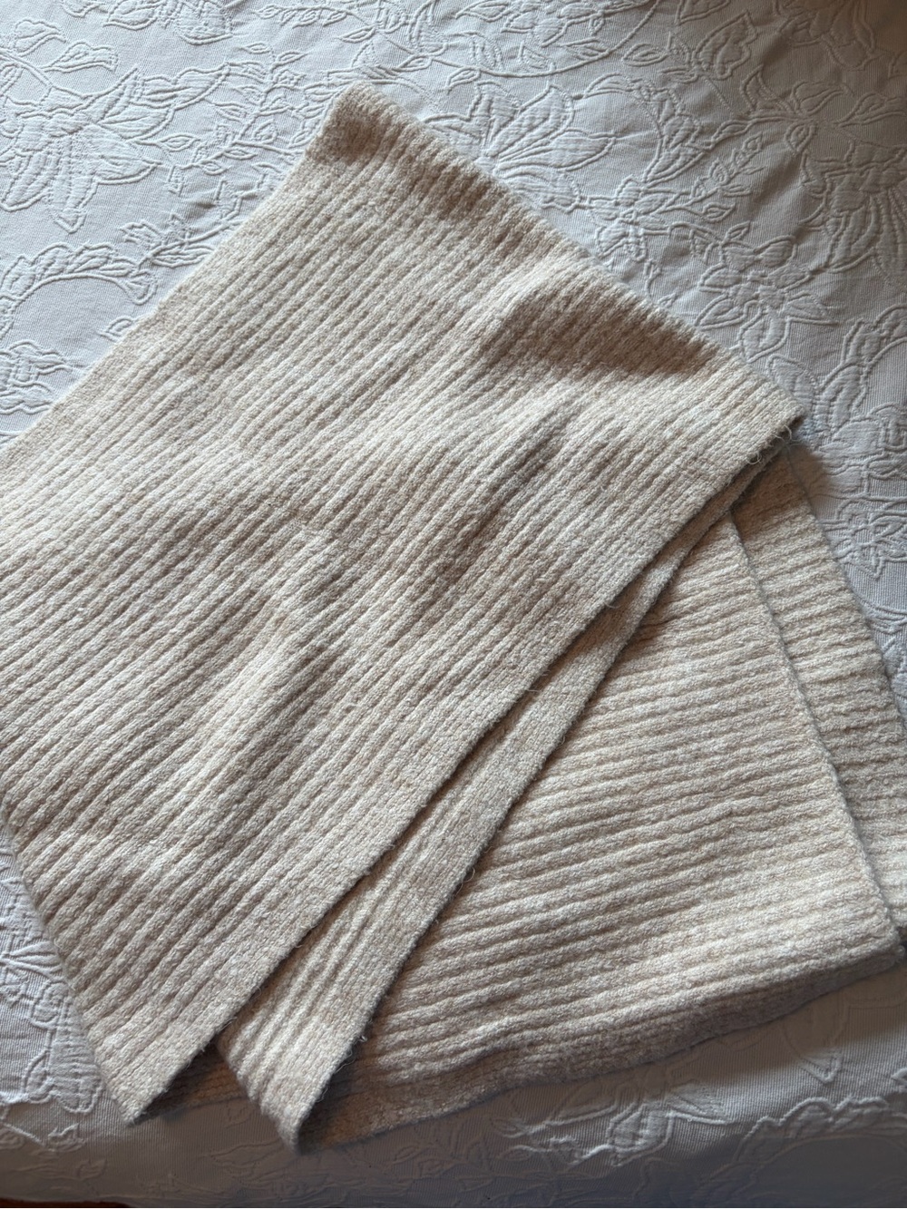 Madewell scarf in cream new